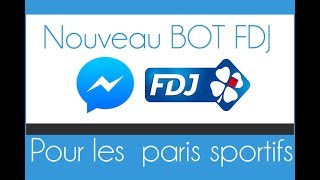 Faire des paris sportifs depuis Messenger  Bot Parions Sport FDJ [upl. by Iphagenia]