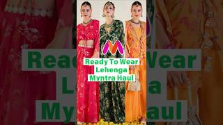 ❤️READY TO WEAR LEHENGA MYNTRA HAUL 💜  Starting From 999 DeepikaLookbook [upl. by Eneleh]