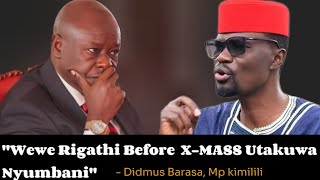 “MP Didmus Barasa Predicts Deputy Presidents Exit Before Christmas – Shocking Tribalism Clash” [upl. by Flip]