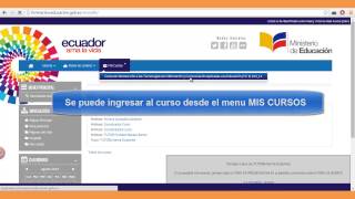 COMO INGRESAR AL CURSO TIC DEL MINEDUC [upl. by Trela]