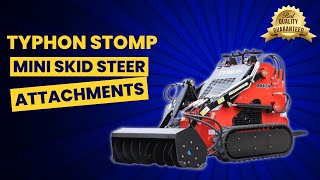 Typhon Stomp Mini Skid Steer Attachments for Every Job [upl. by Griffie]