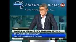 Discurso del Dr Hugo Sigman CEO de Grupo Insud en la inauguración de Sinergium Biotech [upl. by Cheung]