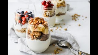 Protein Loaded Yogurt Parfait Recipes [upl. by Rusert]