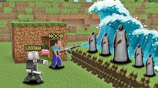 SlenderMan  MÙA HÈ CỦA NOOB T13 BÀ NGOẠI GRANNY TRẢ THÙ NOOB BẰNG CƠN SÓNG THẦN TRONG MINECRAFT [upl. by Ashby]