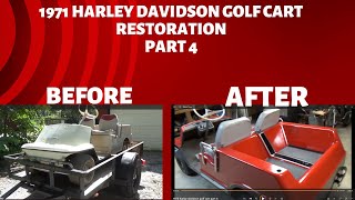 1971 harley davidson golf cart restoration part 4 [upl. by Miof Mela]