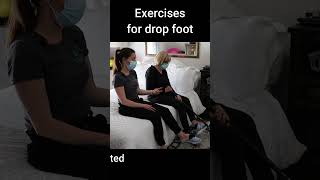 Exercises for drop foot pied tombant courte vidéo [upl. by Savill582]