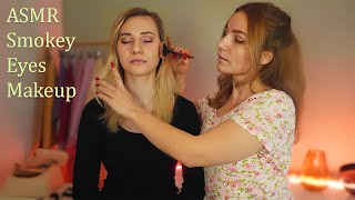 ASMR Stunning SMOKEY Eyes MAKEUP Application with PERFECTIONIST  real person asmr [upl. by Aicilyt]