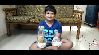 BUDGIES FOOD amp WATER FEEDER MAKING IN TAMILHOW TO MAKE FOOD FEEDER FOR BIRDSLAKSHAY VLOG TAMIL [upl. by Aidas474]