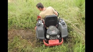 Pulling Cutting and Climbing with my Zero Turn [upl. by Namyh]