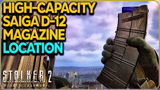 HighCapacity Saiga D12 Magazine Location Stalker 2 [upl. by Noelc]