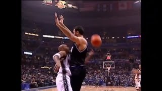 Stephon Marbury Pulls Off His Legendary Ball Fake on Vlade Divac 2001 ASG [upl. by Nalac765]