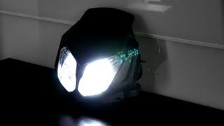 Doppeloptik  Lichtmaske umbau auf LEDs [upl. by Schreck416]