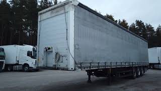 2017 Schmitz Cargobull SCS24L  Tilt Semitrailer with Lifting Axle [upl. by Ahsile]