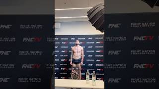 Filip “Nitro” Pejic made the weight and is ready for Vaso “Psycho” Bakocevic FNC19 MMA Pula [upl. by Good]