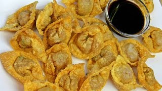 Shrimp Wontons Recipe  Tasty Tuesdays  CaribbeanPotcom [upl. by Edison994]