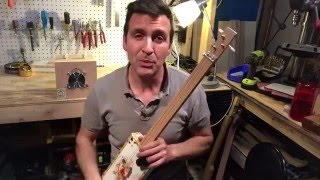 Make a disc piezo pickup and install it into your cigar box guitar [upl. by Aniretac]