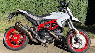 DUCATI Hypermotard 939  821 AKRAPOVIC Exhaust Installation 🔥🔥🔥 [upl. by Yhtommit128]