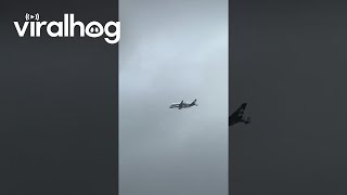 Airbus Beluga Spotted Flying Above Liverpool  ViralHog [upl. by Trimmer712]