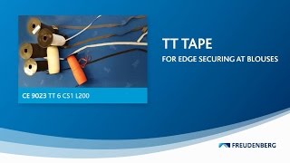 TT Tape from Freudenberg for edge securing at Blouses [upl. by Cire]