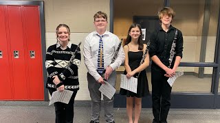 Solo amp Ensemble 2024  Clarinet Quartet [upl. by Cornia]