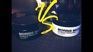 So sánh nhẹ Morris Motley Black Balm Limited và Morris Motley Treament Styling Balm [upl. by Katrinka]