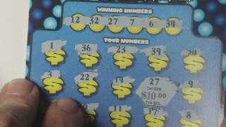 4 x 100 or 1000 Winners Pa lottery scratch tickets [upl. by Nimesay]