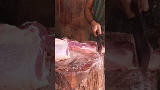 Excellent Deshi Ox Beef Fastest Cutting Skill In BD Meat Shop [upl. by Ayanej]