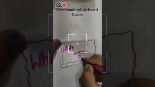 homemade white board duster at home white board video is on my channel [upl. by Llertnek593]