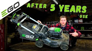 I Review a 5 year old EGO Lawn Mower  Has it Stood the TEST of TIME [upl. by Amhser397]