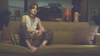 Celebrity in Chains  Stacy Martin Rosy Monroe sitting in shackles with her barefoot in quotRosyquot [upl. by Hsevahb836]