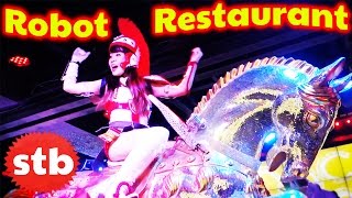 CRAZY Robot Restaurant Bar in Shinjuku Tokyo Japan  Japanese Nightlife [upl. by Hazel524]