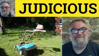 🔵 Judicious Meaning  Judicious Examples  Judicious in a Sentence  Define Judicious  Formal [upl. by Handy870]