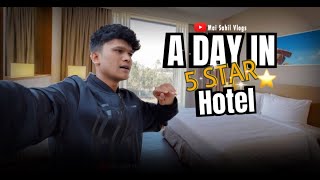 A Day in 5 Star Hotel  Hyatt Place  Hampi  Mai Sahil Vlogs ⚡️ [upl. by Phi149]