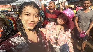 Songkran Festival in 2020  Cooking for the temple Thai new year [upl. by Aylat637]