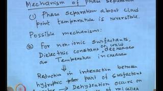 Mod01 Lec29 Surfactant Based Separation Processes [upl. by Leiso]