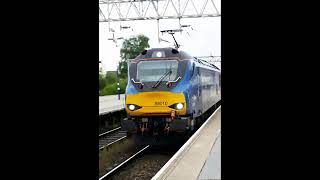 CHILL E CAT 88 010 quotAuroraquot  Stafford 27724 networkrail electric railway [upl. by Felicle]