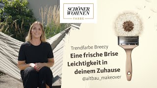 Neue Trendfarben 2024  Einrichtungstrends  Trendfarbe Breezy  Entspannung Zuhause [upl. by Malynda]