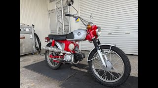 JE607035ホンダ ベンリィ CL90 レストア済 1968年～1970年式 エンジン実働吹け上り良好現状販売愛知県豊橋市日本全国陸送可能ヤフオク出品中 [upl. by Akcimehs]