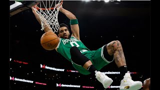 Jayson Tatum all dunks of his career so far 20172022 [upl. by Niamert607]