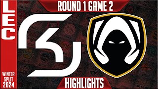 SK vs TH Highlights Game 2  LEC Winter 2024 Playoffs Lower Round 1  SK Gaming vs Team Heretics G2 [upl. by Anitsihc]