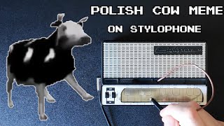 Polish Dancing Cow Meme On Stylophone [upl. by Franci]