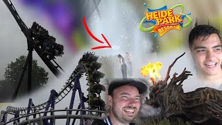 HEIDE PARK VLOG  WASSER ZONE BIJ KRAKE  MET REGEN IN DE COLOSSOS  NIEUW TOXIC GARDEN [upl. by Ecilegna]