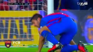 Crazy arabic commentary Messi dribble vs Espanyol [upl. by Poirer]