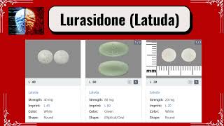 Lurasidone Latuda [upl. by Ahsratan]