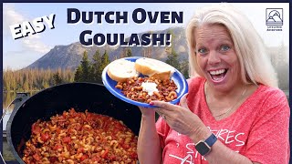 Easy Goulash in the Dutch Oven [upl. by Dressler]