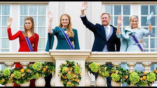 Royals attend Prinsjesdag 2024  Opening of the Dutch parlement [upl. by Nirok]