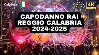 Capodanno Rai  REGGIO CALABRIA 20242025 [upl. by Sidwohl]