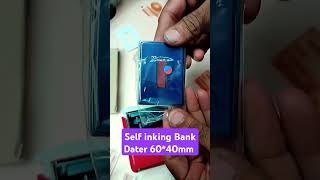 Big size Self inking Bank Dater making tutorial trodat bank youtubeshorts [upl. by Yddet]