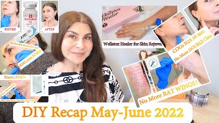 Monthly DIY Recap MayJune 2022  Ami Eyes  Wellstox PDRN  Dermaheal LL COGs N25  PDOThreadsDIY [upl. by Eenyaj886]