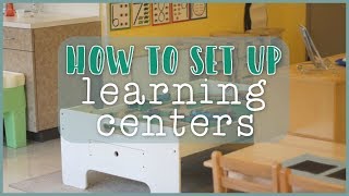 Setting Up Learning Centers in the Toddler and Preschool Classroom [upl. by Mannuela217]